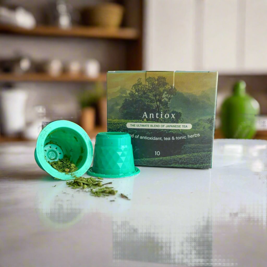 Antiox Matcha Tea | Antiox Kuroyaki Tea | Herb X Tea