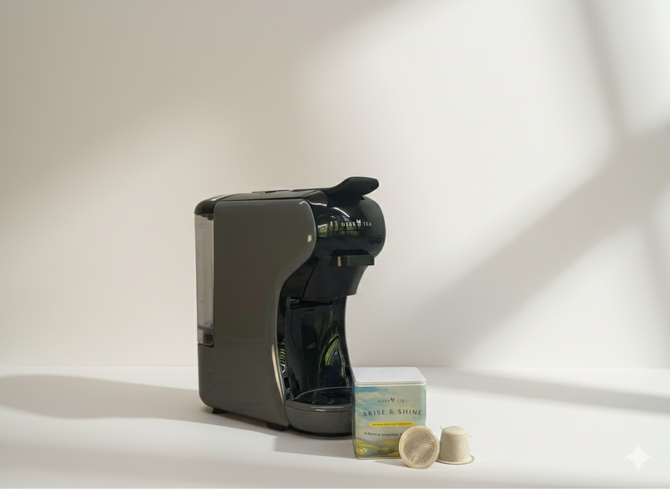 Tea Brewer for our wellness tea capsule